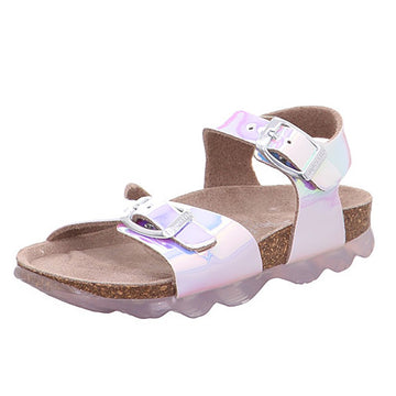 Mädchen Lackledersandalen Superfit 1-000127-1000 silber