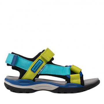 Geox J150RA-01511-C9221 Jungen Sandalen, schwarz/blau