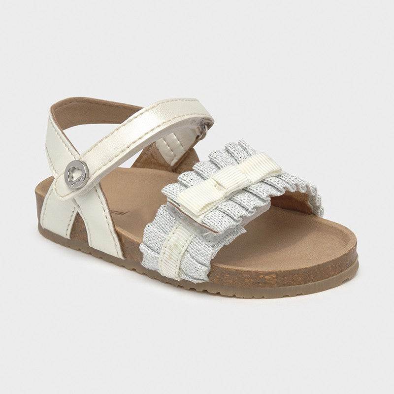 Mayoral 41274-43 Weiße Mädchensandalen