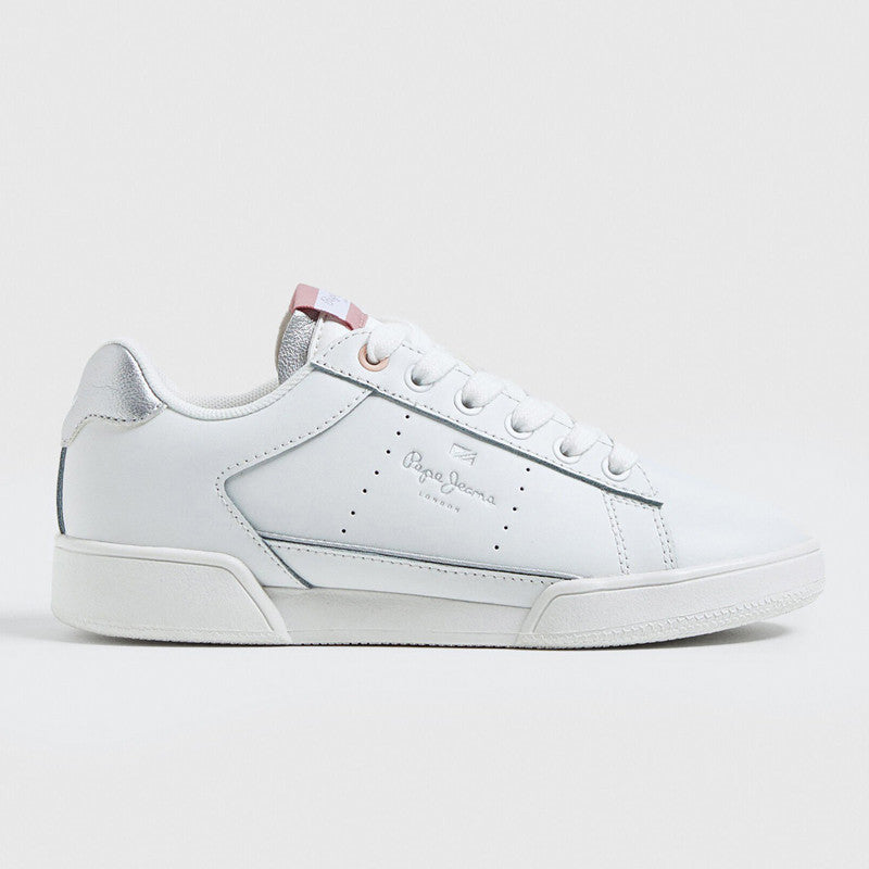 Pepe Jeans Sneakers LAMBERT CLASSIC GIRL Junior Mädchen PGS30530-800 WEISS