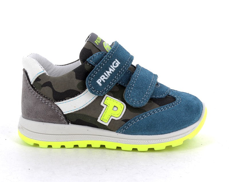 Primigi 8354333 Sneaker für Jungen, blau/grün