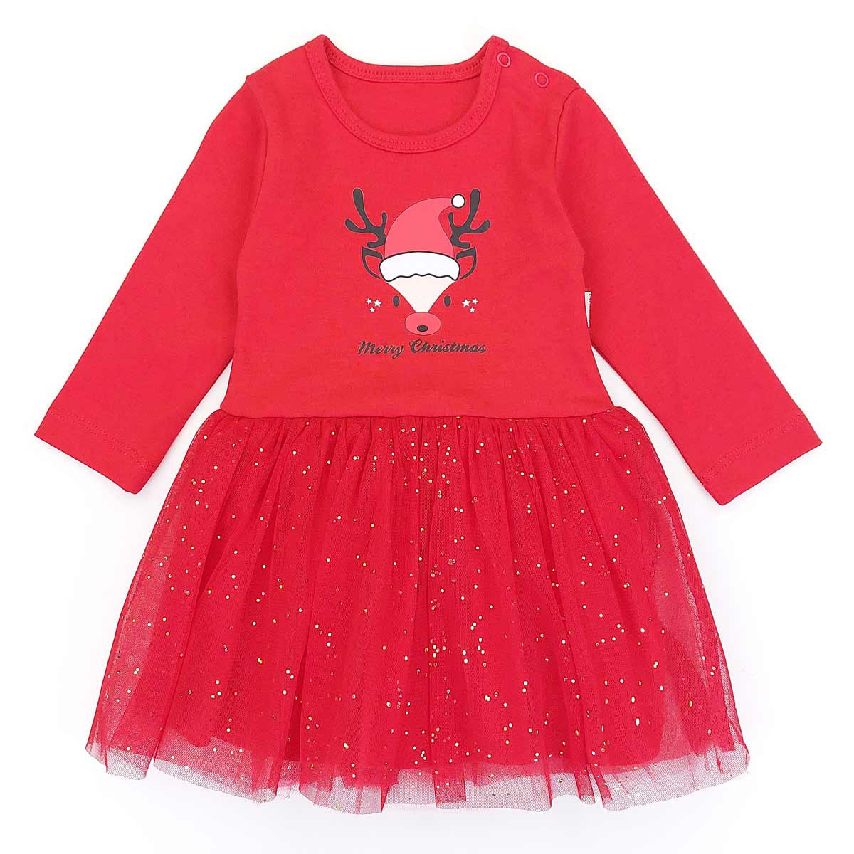 Tüll-Bodysuit-Kleid Mädchen Rot 5157-11223 GKMOD