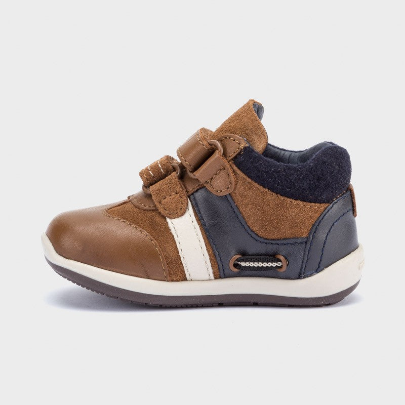 Mayoral 42156-11 Braune Leder-Sneaker für Jungen