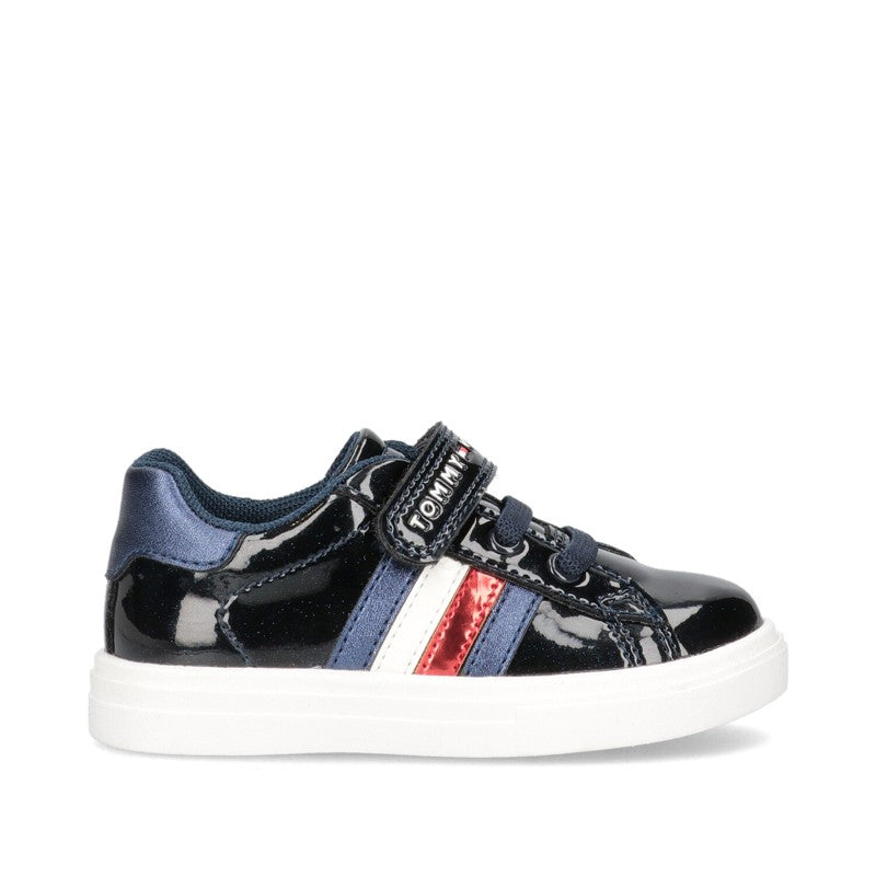 TOMMY HILFIGER T1A4-31149-1238800 Mädchen Sneaker, marineblau