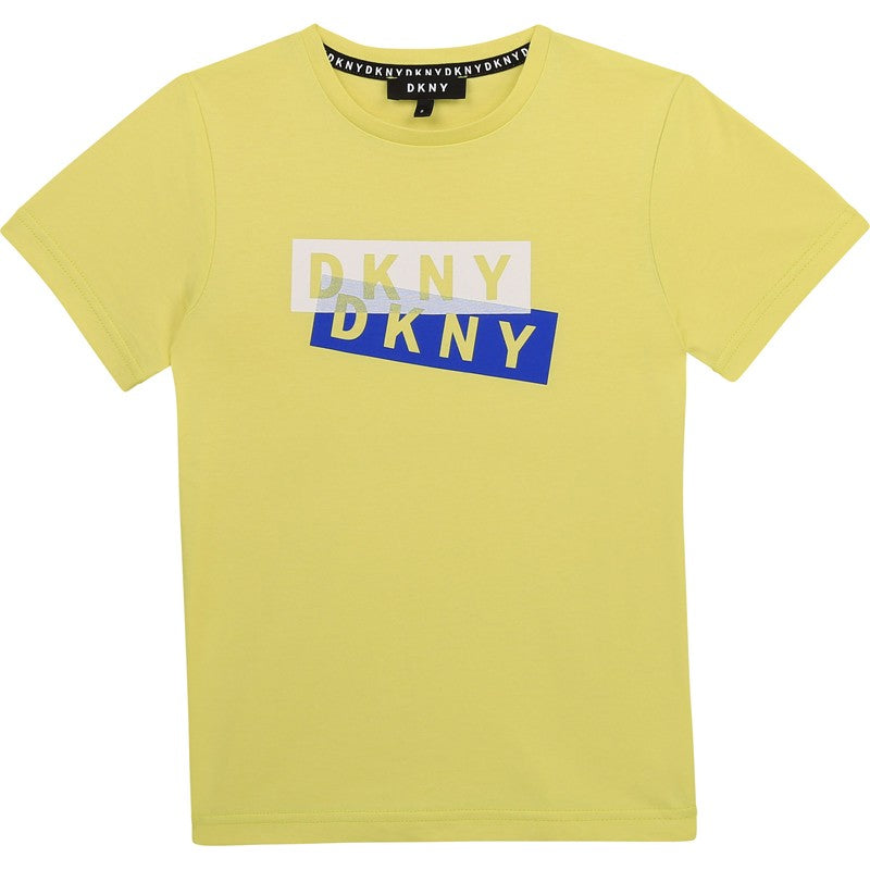 T-Shirt für Jungen DKNY D25D27-60B gelb