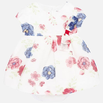 Mayoral 1875-89 Rotes Blumenmädchenkleid